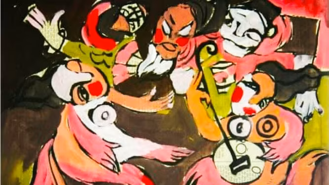 Une exposition propose une interprétation de "Conte de Kieu" à travers des peintures contemporaines ảnh 1