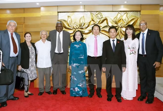 Rencontre d'amitié Vietnam-Cuba à Hanoi ảnh 1