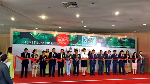 Ouverture du Salon international Mekong Beauty Show 2017 à HCM-Ville ảnh 1