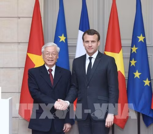 La presse française qualifie de positive la visite officielle du secrétaire général Nguyen Phu Trong ảnh 1