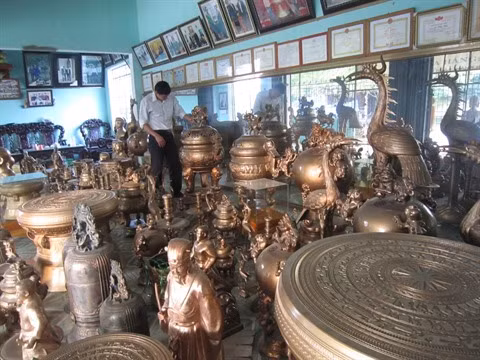 Thanh Hoa : les fondeurs de bronze de Trà Dông ảnh 3