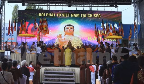 L’Association des bouddhistes vietnamiens en R.tchèque fête son anniversaire ảnh 1