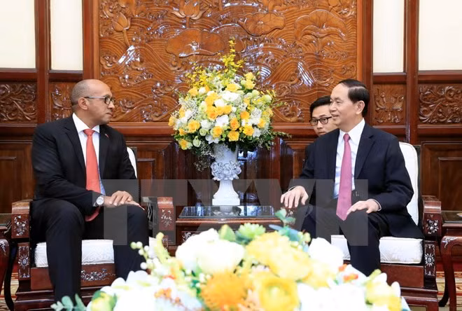 Le président Trân Dai Quang reçoit l’ambassadeur de Cuba au Vietnam ảnh 1