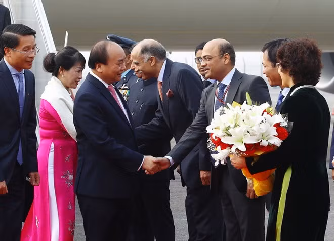 Le Premier ministre Nguyên Xuân Phuc arrive à New Delhi ảnh 1