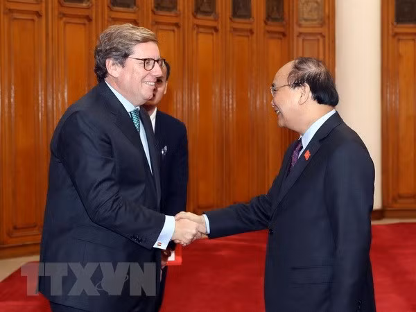 Le PM reçoit une délégation de la Commission de la pêche du Parlement européen ảnh 1