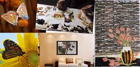 L’artiste "papilloniste" qui donne des ailes à ses oeuvres ảnh 3