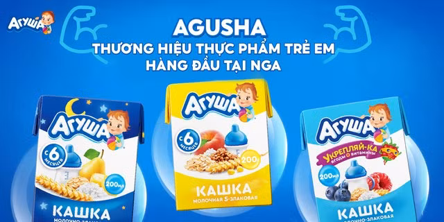 Le lait Agusha de Russie est distribué officiellement sur le marché vietnamien ảnh 1