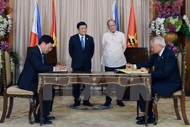 Vietnam et Philippines publient une déclaration conjointe de partenariat stratégique ảnh 1
