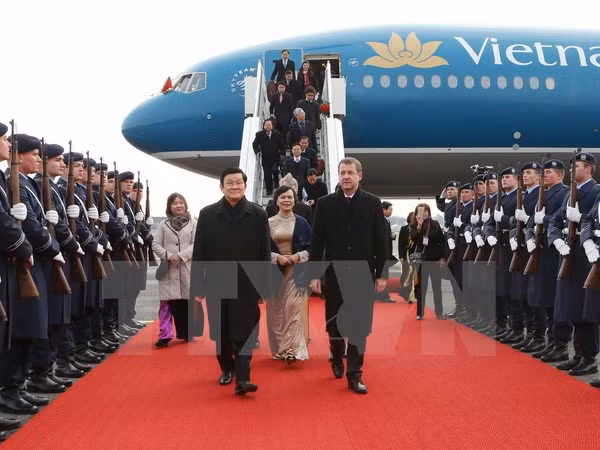 Le président Truong Tan Sang commence sa visite d’Etat en Allemagne ảnh 1