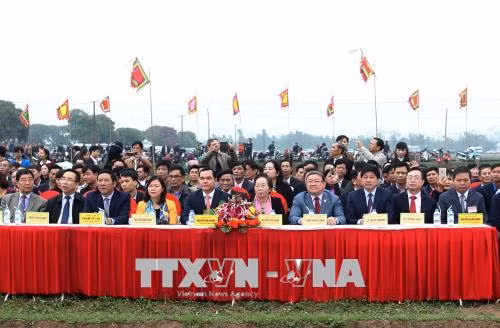 Ouverture de la fête Tich Dien 2018 à Ha Nam ảnh 1