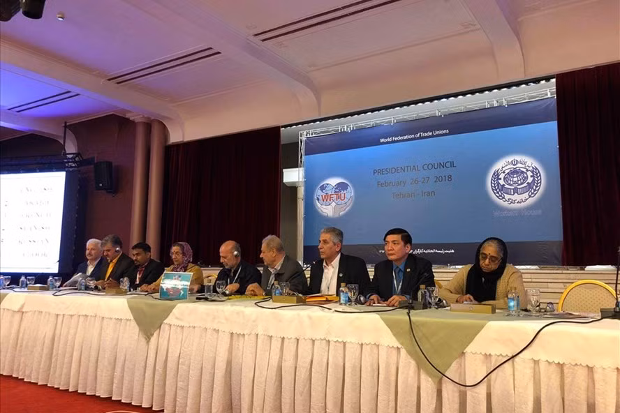 Le Vietnam à la réunion du Conseil Présidentiel de la Fédération Syndicale Mondiale ảnh 1