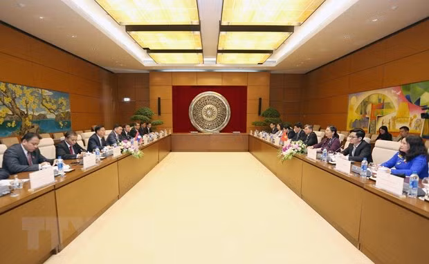 Renforcement de la coopération entre les Assemblées nationales Vietnam-Laos ảnh 1