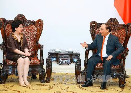 Le Premier ministre Nguyen Xuan Phuc reçoit la directrice générale de l’OMS ảnh 1