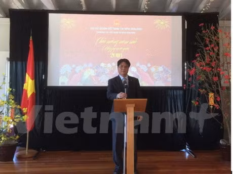 La communauté vietnamienne à l'étranger fête le Têt du Singe ảnh 1