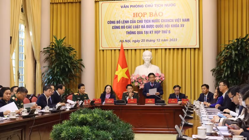 Décret du président du Vietnam sur sept lois nouvellement approuvées ảnh 1