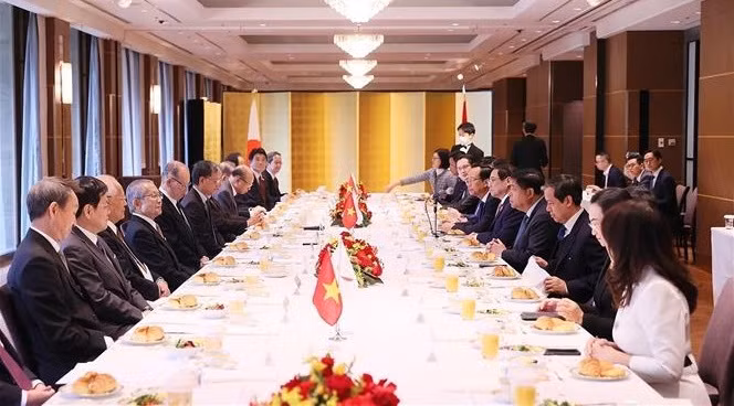 Activités du Premier ministre Pham Minh Chinh au Japon ảnh 2