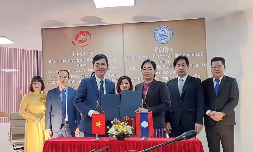 Renforcement de la coopération Vietnam-Laos dans le domaine des archives ảnh 1