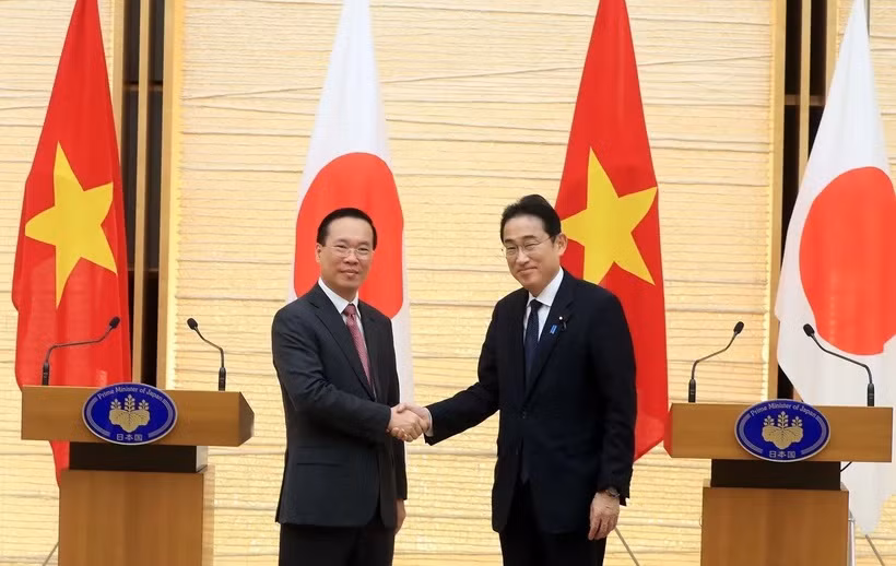 La visite au Japon du président Vo Van Thuong atteint des résultats importants et complets ảnh 1