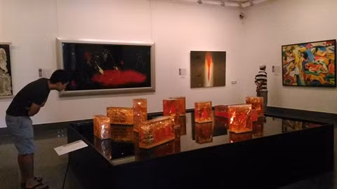 Une exposition pour retracer l’histoire des beaux-arts depuis le Dôi moi ảnh 2
