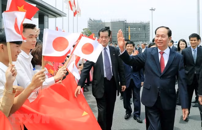 Le président Trân Dai Quang visite la préfecture japonaise de Gunma ảnh 1