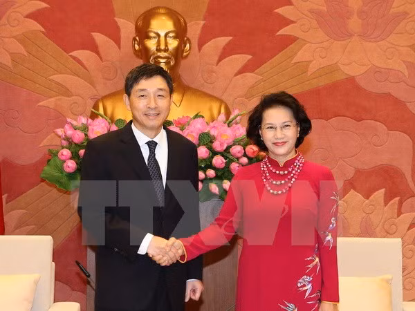 La présidente de l’AN reçoit les ambassadeurs de R. de Corée et d’Iran ảnh 1