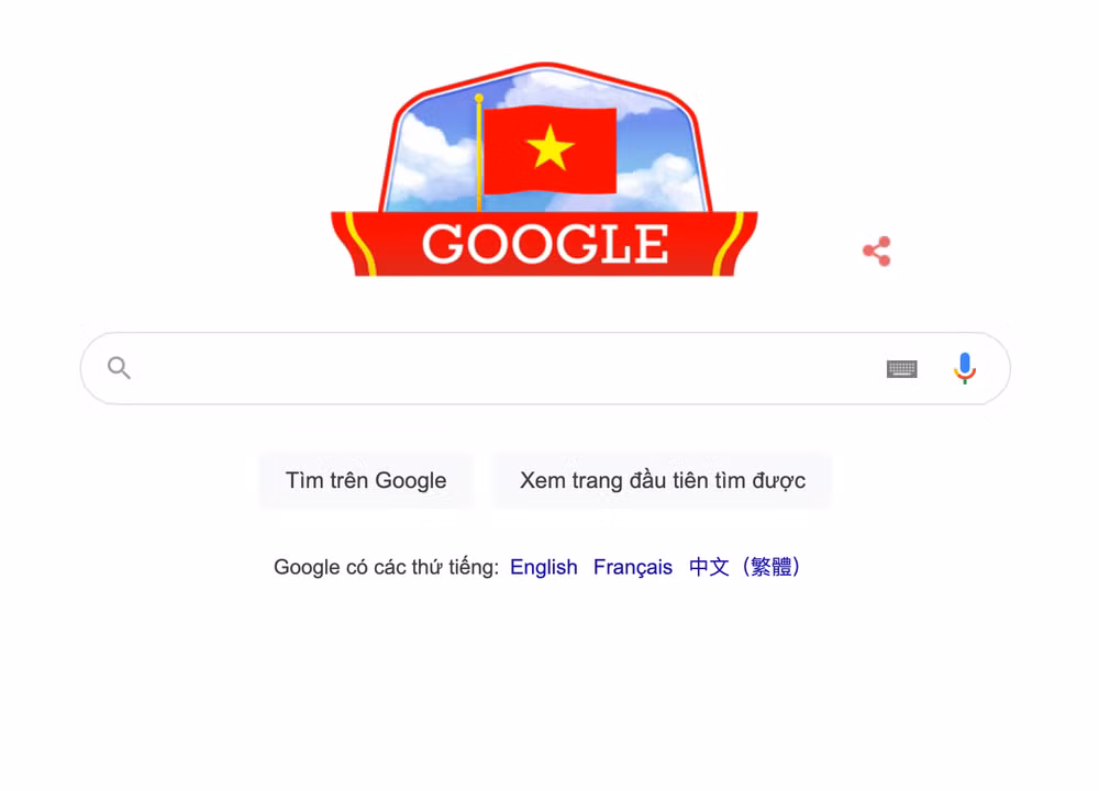 Le Google Doodle d'aujourd'hui est un hommage à la Fête nationale vietnamienne ảnh 1