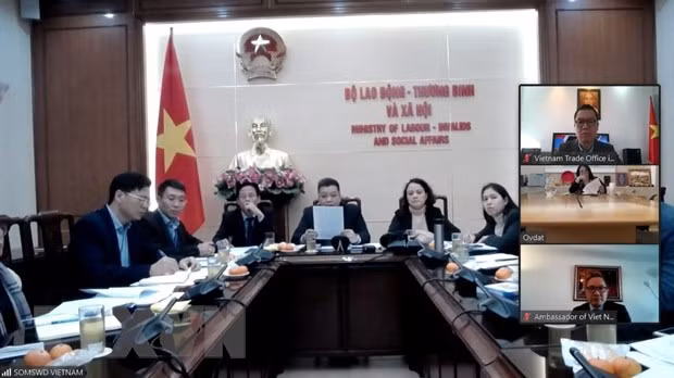 Travail : démarrage des négociations sur un accord de coopération Vietnam-Israël ảnh 1