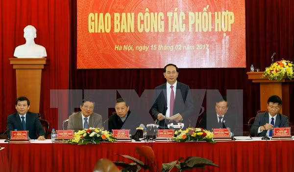 Réunion des organes chargés des affaires judiciaires ảnh 1