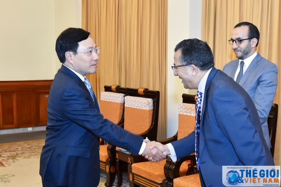 Le vice-PM et ministre des AE reçoit l'ambassadeur du Maroc ảnh 1
