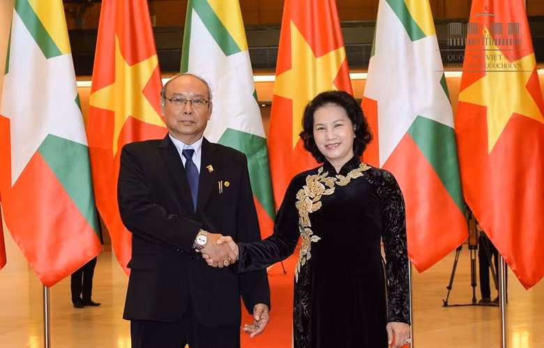 Vietnam-Myanmar : volonté commune de renforcer les liens bilatéraux ảnh 1