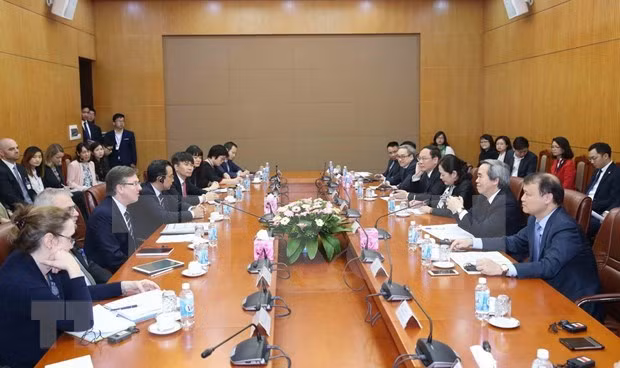 Une délégation du Conseil d’affaires Etats-Unis – ASEAN en visite au Vietnam ảnh 1