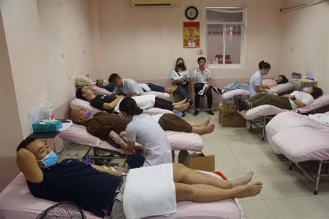 Un grand nombre de donneurs de sang à Hô Chi Minh-Ville ảnh 1