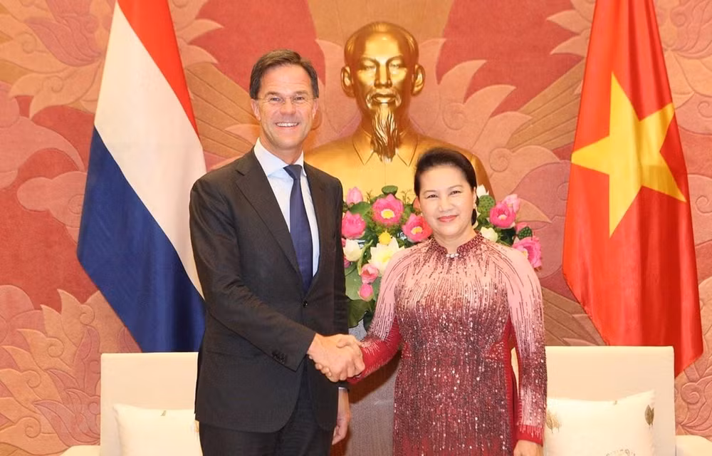 La présidente de l’AN Nguyên Thi Kim Ngân rencontre le Premier ministre néerlandais ảnh 1
