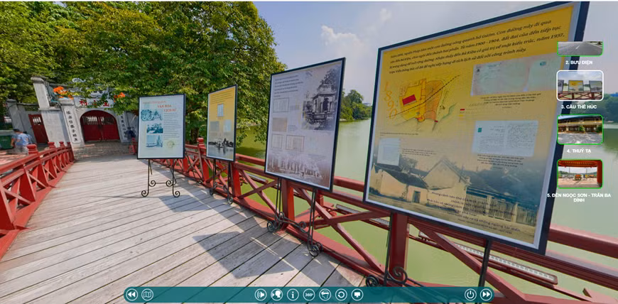 Archives : exposition virtuelle sur le lac de l'Épée restituée à Hanoï ảnh 2