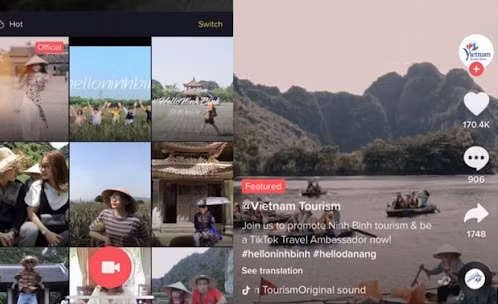 Tourisme : le Vietnam figure parmi les 25 pays les plus regardés sur Tiktok ảnh 1