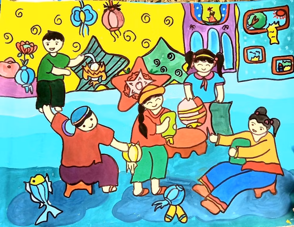 Lancement du concours de dessin d'Enikki pour les enfants asiatiques ảnh 2
