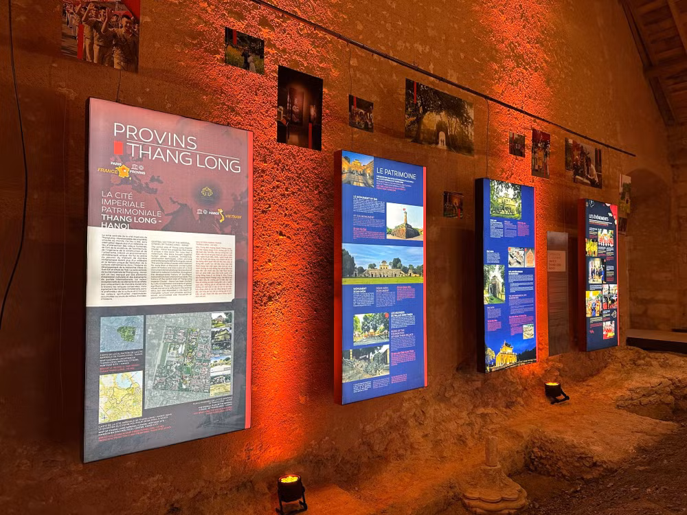 Des artefacts archéologiques de la Cité Thang Long exposés à Provins en France ảnh 3