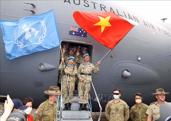 Les Bérets verts vietnamiens montrent leur capacité d'adaptation lors de leurs missions onusiennes ảnh 1