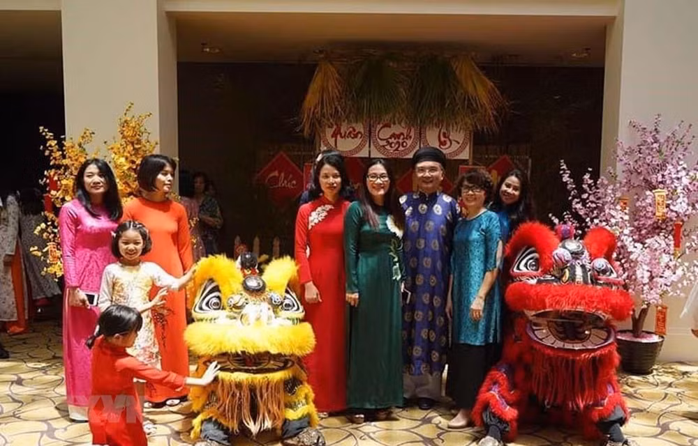 Des Vietnamiens en Australie célèbrent le Nouvel An lunaire 2020 ảnh 1