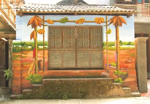 Chu Xa, le premier village de fresques à Hanoï ảnh 1