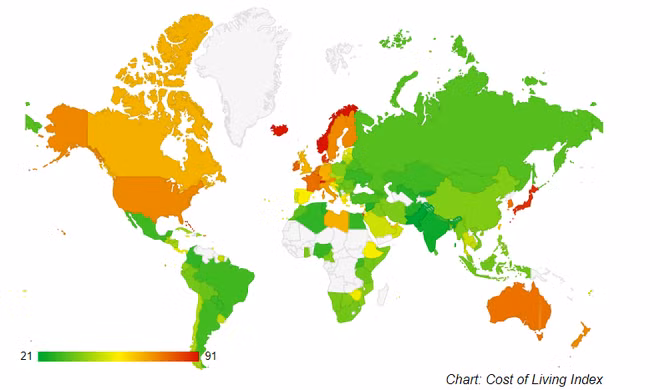 Le Vietnam se classe 90e dans le classement de l'indice du coût de la vie ảnh 1