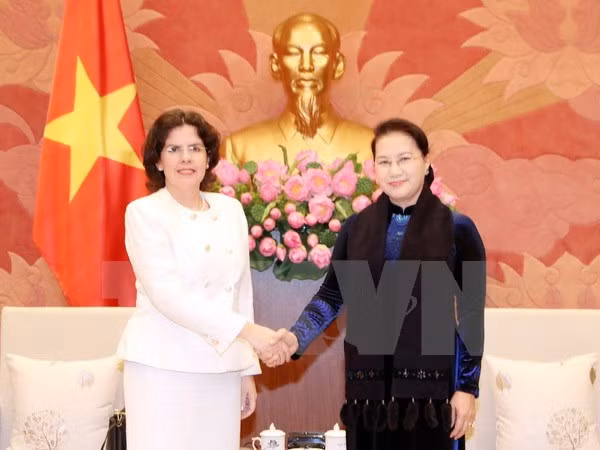 Des dirigeants vietnamiens reçoivent Mme l’ambassadeur cubain ảnh 2