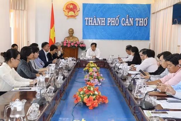 La JICA examine les données sur l'agriculture à Can Tho ảnh 1