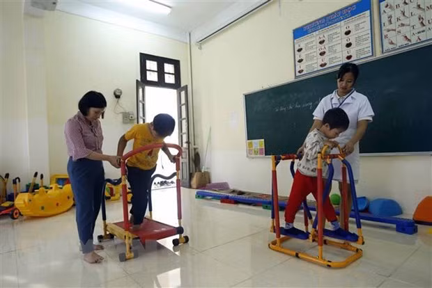 Efforts déployés pour assurer des politiques d’assistance aux enfants handicapés ảnh 1