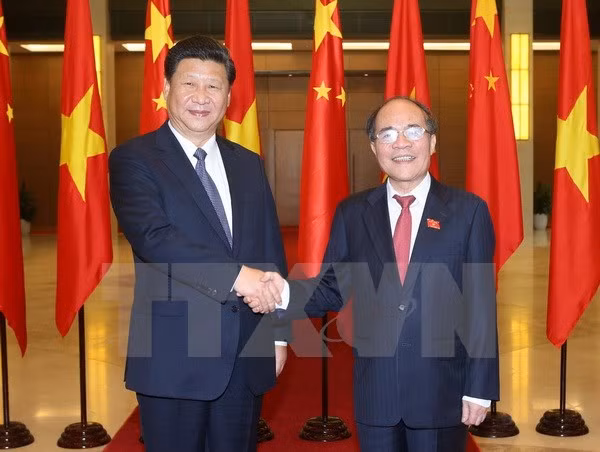 Entrevue Nguyen Sinh Hung-Xi Jinping ảnh 1