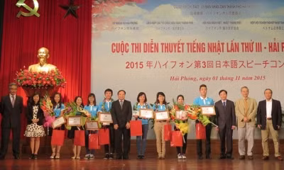 Troisième concours national d'exposé oral en japonais à Hai Phong ảnh 1