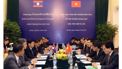 Vietnam-Laos : deuxième consultation politique au niveau des ministres des AE ảnh 1