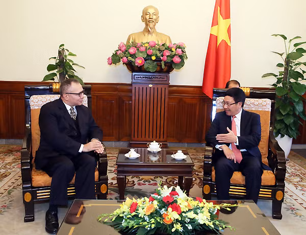 Le vice-Premier ministre Pham Binh Minh rencontre l'ambassadeur turc ảnh 1