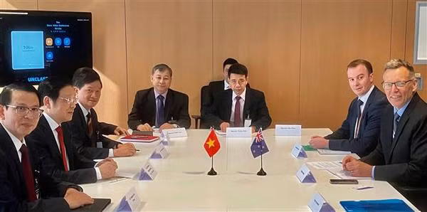 Une délégation de haut rang du Parti communiste du Vietnam en visite de travaille en Nouvelle-Zélande ảnh 1