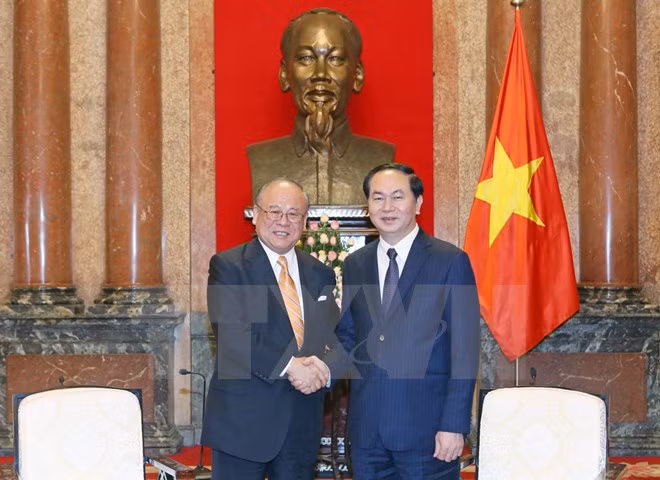 Le président Trân Dai Quang plaide pour le développement des liens Vietnam-Japon ảnh 1